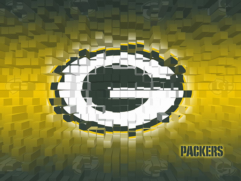 NFL Greenbay Packers, professional, 3d, logo, HD wallpaper