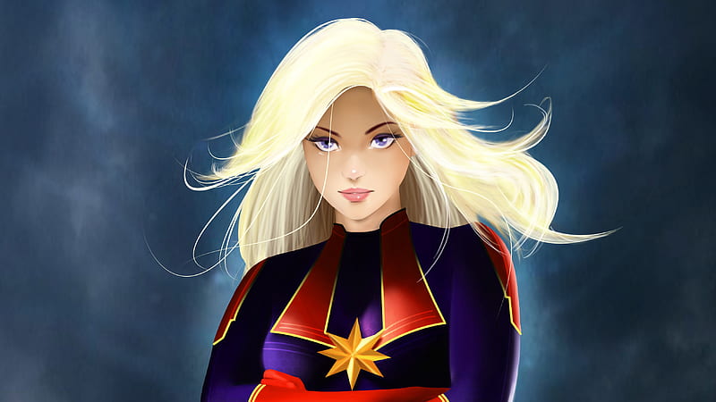 New Captain Marvel Art, captain-marvel, artwork, digital-art, superheroes, HD wallpaper