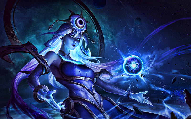 Cosmic Lux, MOBA, League of Legends, 2020 games, warrior, artwork, Lux League of Legends, HD wallpaper