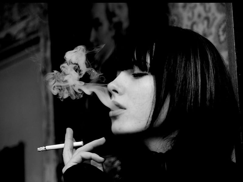 smoking-Pure beautiful girl, HD wallpaper