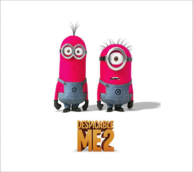 Red Minions, 2014, comedy, cool, cute, despicable, funny new, nice, HD wallpaper