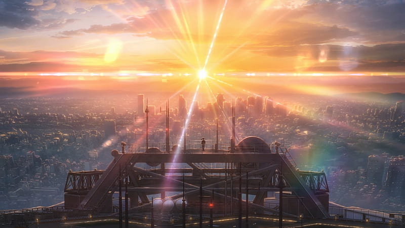 The Visuals, The Soundtrack. The Ray Of Hope [Weathering With You] : R Anime, Weathering With You Scenery, HD wallpaper