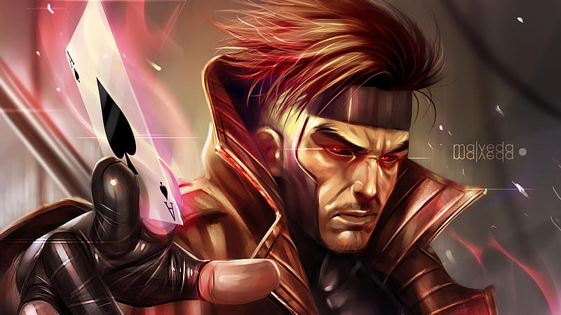 Comics Gambit 4k Ultra HD Wallpaper by Arjun Somasekharan