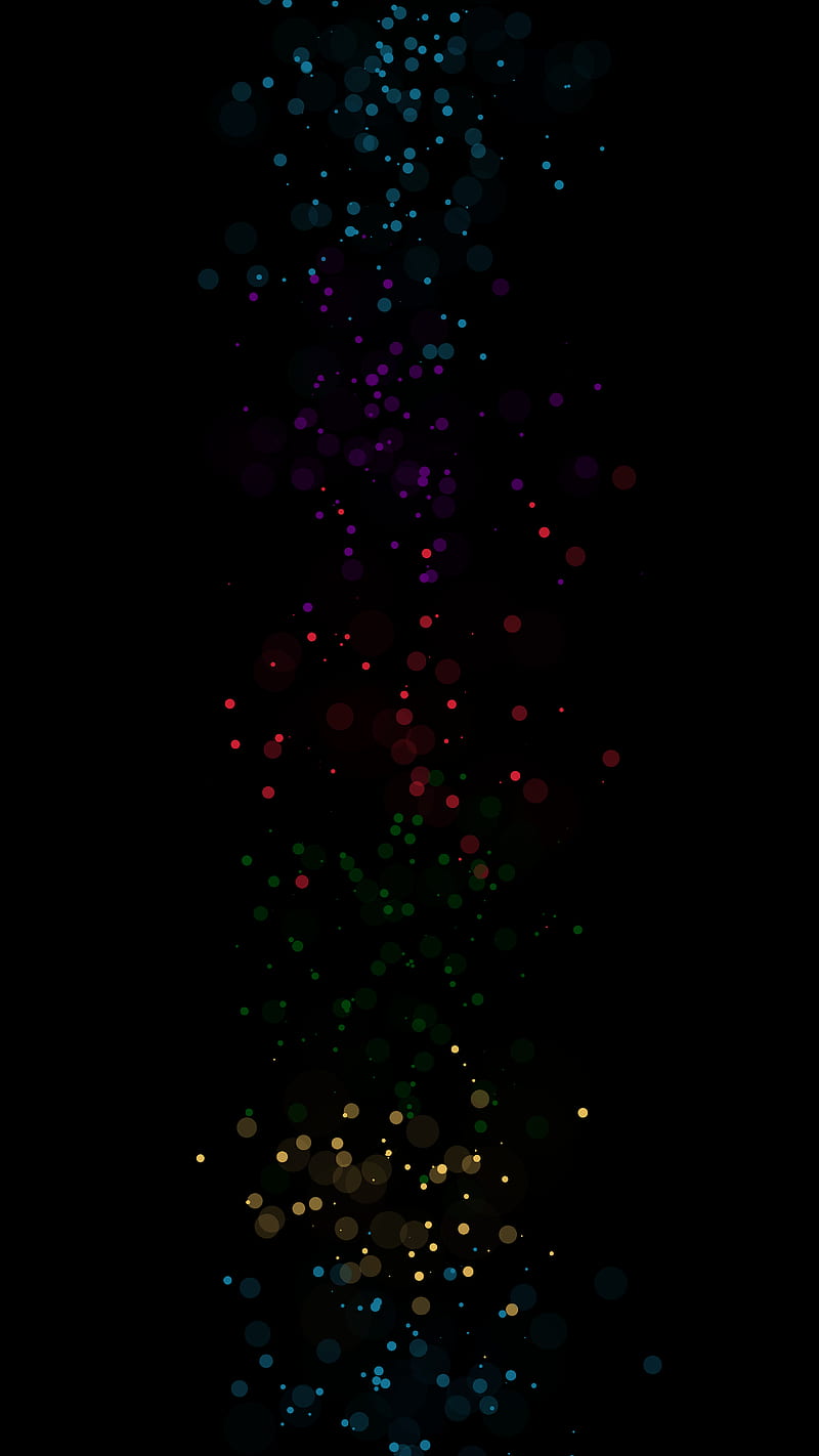 circles, glare, bokeh, colorful, dots, HD phone wallpaper