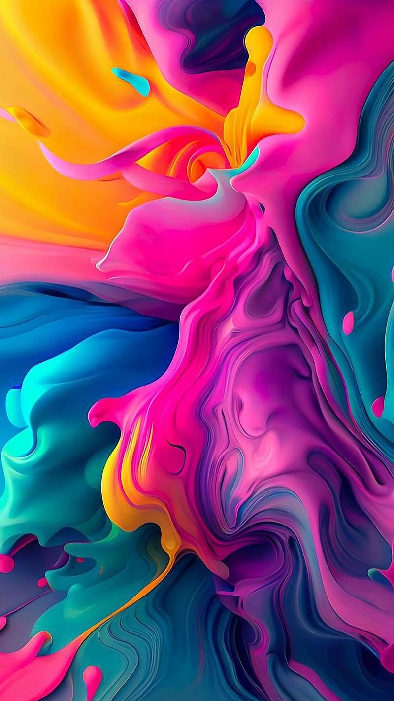 Apple Phone Ke, Paint Splash, pink paint, HD phone wallpaper | Peakpx