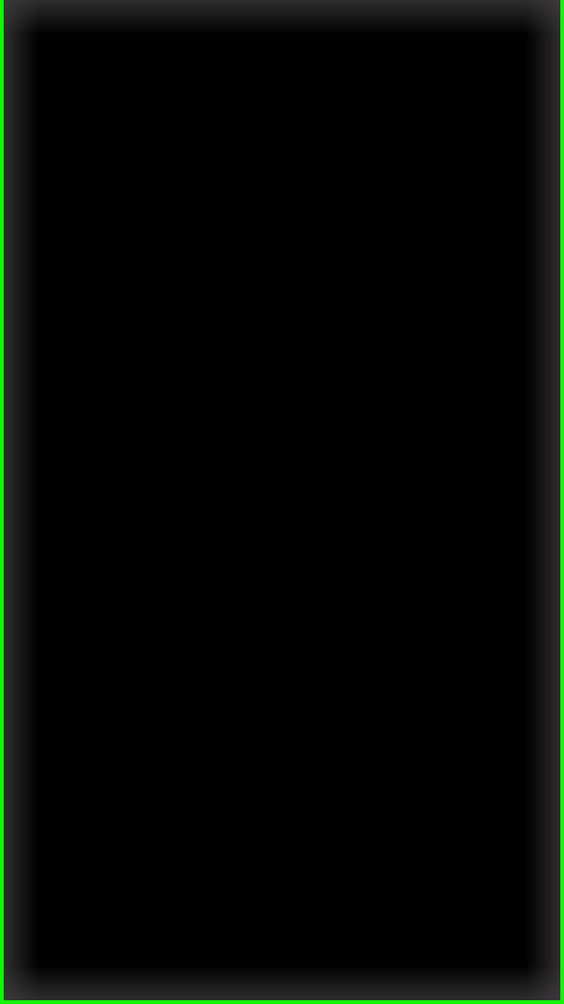 Green LED Light, black, bubu, edge, galaxy, green, led, light, locked screen, magma, neon, HD phone wallpaper