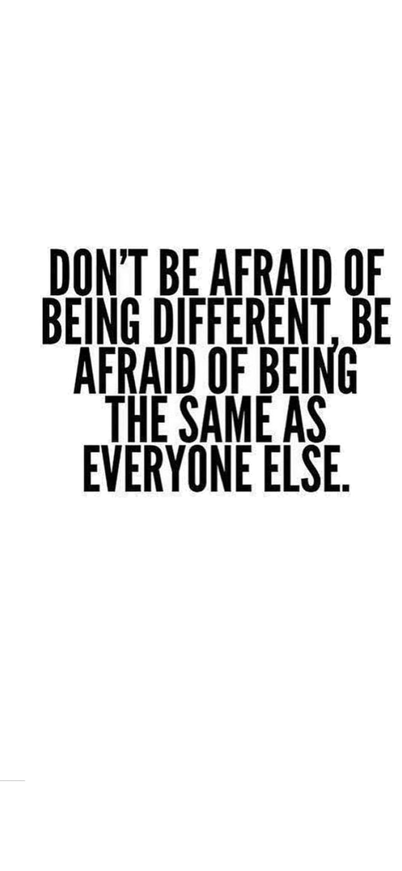 being different quotes