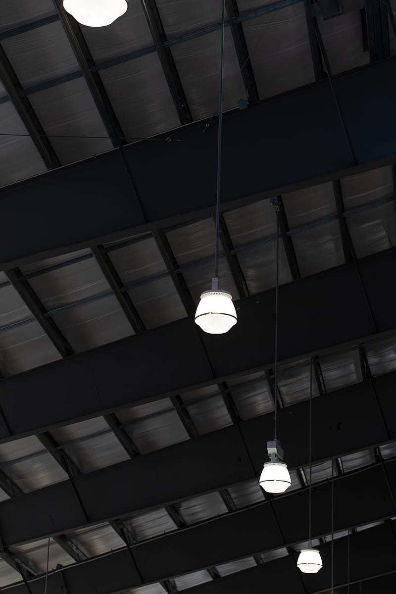 lamps, lighting, interior, ceiling, light, HD phone wallpaper
