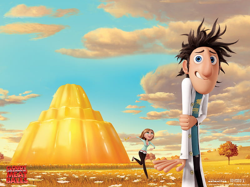 cloudy with a chance of meatballs, cloudy, with, meatballs, a chance, HD wallpaper