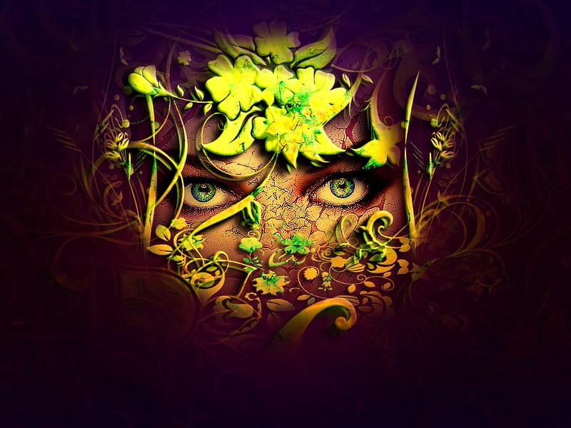 Watching At You Hide Plant Mysterious Eyes Watching Hd Wallpaper Peakpx