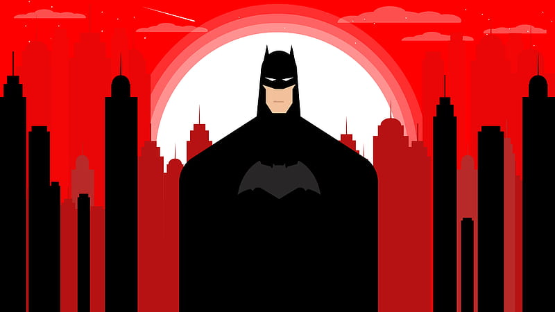 Artwork Batman Gotham, batman, superheroes, digital-art, artwork, behance, HD wallpaper