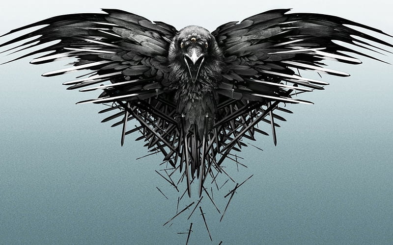 The three eyed raven, raven, bird, dark, black, crow, HD wallpaper | Peakpx