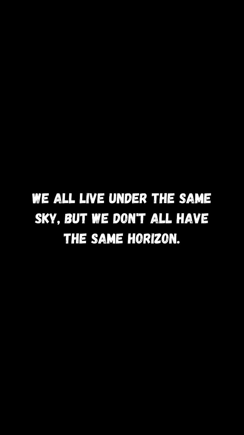 quote, sky, horizon, words, meaning, HD phone wallpaper