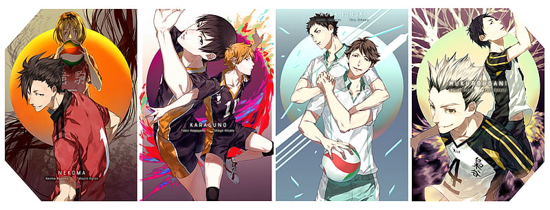 Haikyuu!!, Facebook Cover Anime Board, Haikyuu Captains, HD wallpaper