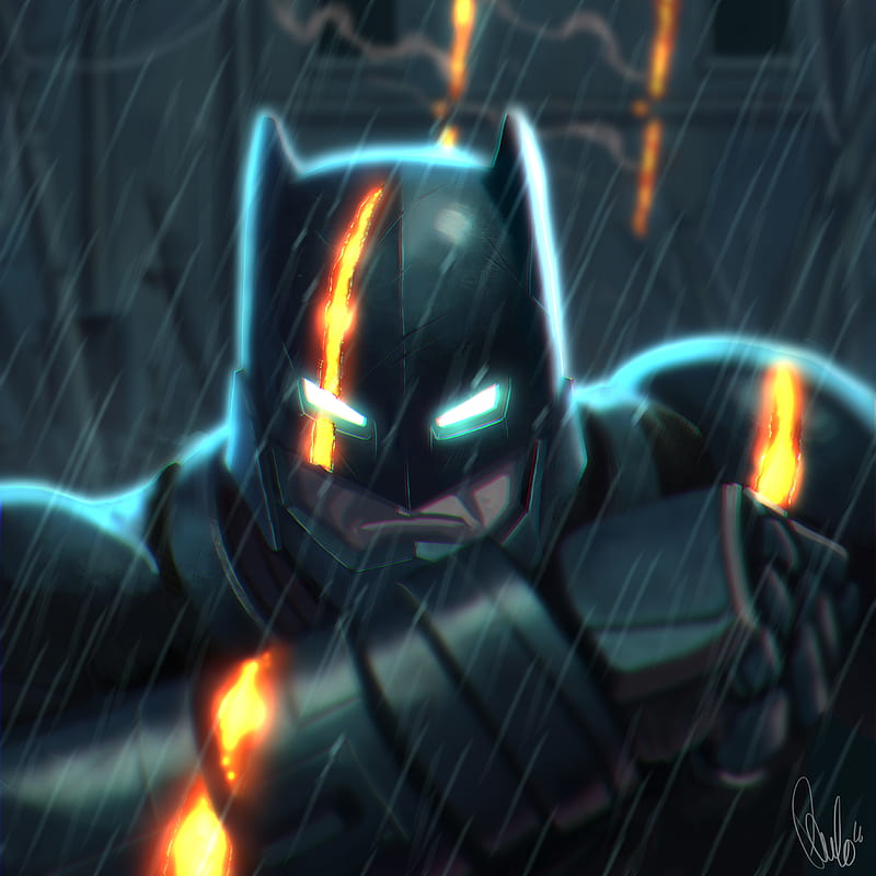 Batman Digital Artwork , batman, superheroes, behance, artwork, digital-art, HD phone wallpaper