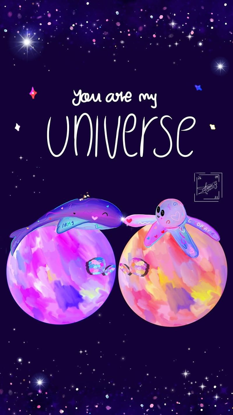 You Are My Universe, #bts, #btsxcoldplaymyuniverse,  #myuniversebtsxcoldplay, HD phone wallpaper | Peakpx