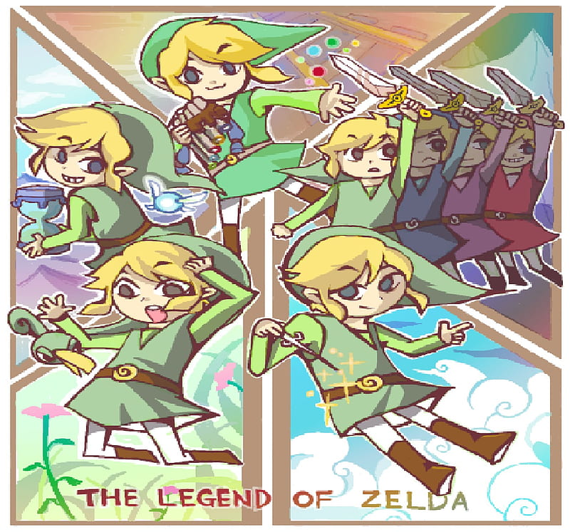 Hero of the winds and time, video games, legend of zelda, toon link, link, HD wallpaper
