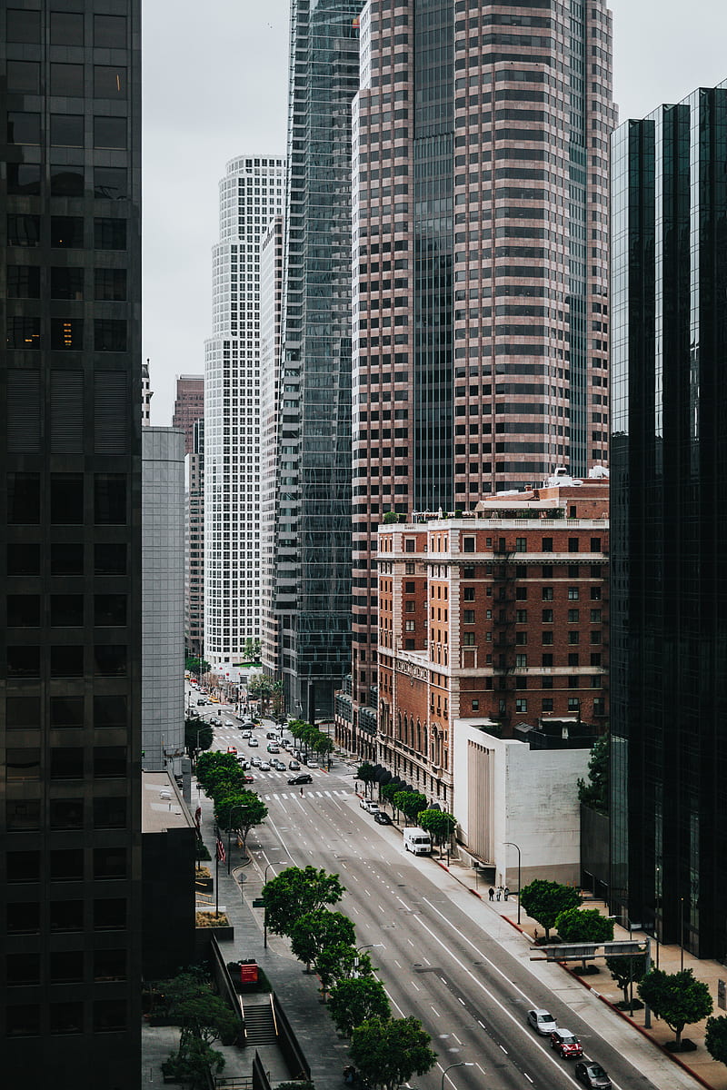 high-rise buildings, HD phone wallpaper