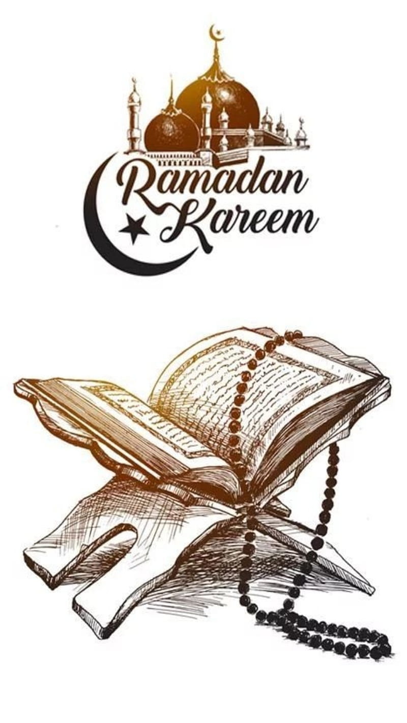 Ramadan kareem, masjid, the holy quran, HD phone wallpaper