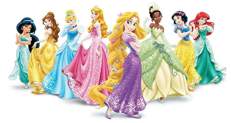 Rapunzel, Snow White, Movie, Cinderella, Tiana (The Princess And The Frog),  Ariel (The Little Mermaid), HD wallpaper | Peakpx