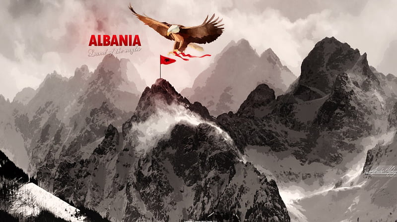 The Land Of The Eagles - ALBANIA, eagle, kuqezi, shkodra, albania, HD wallpaper