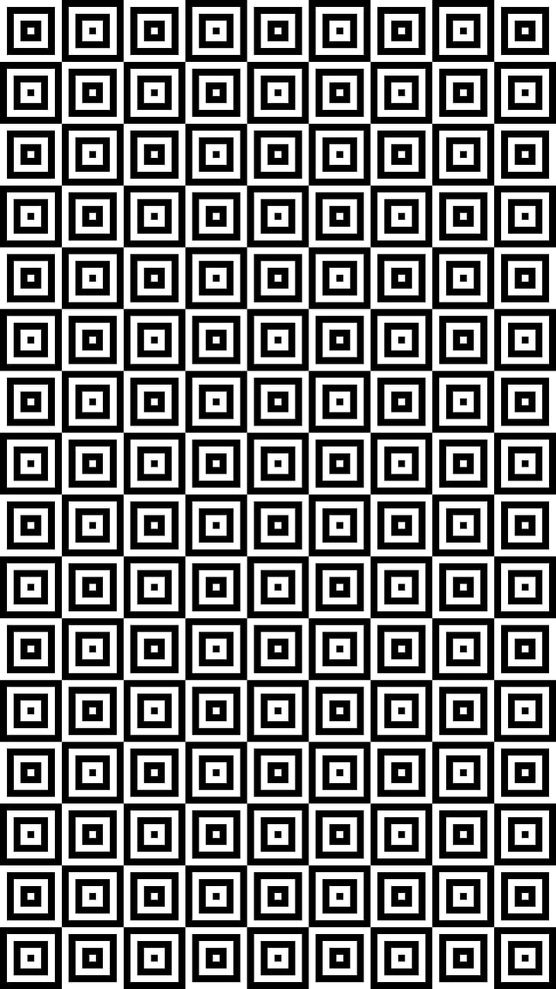 Vibration of squares, Divin, backdrop, black, black-white, classic, contemporary, elegant, futuristic, geometrical, graphic, illusion, kinetic, op-art, opart, optical, optical-art, optical-illusion, pattern, retro, square, striped, texture, tile, white, HD phone wallpaper