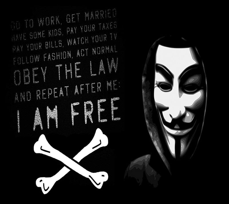 Anonymous, dom, justice, life, quote, HD wallpaper