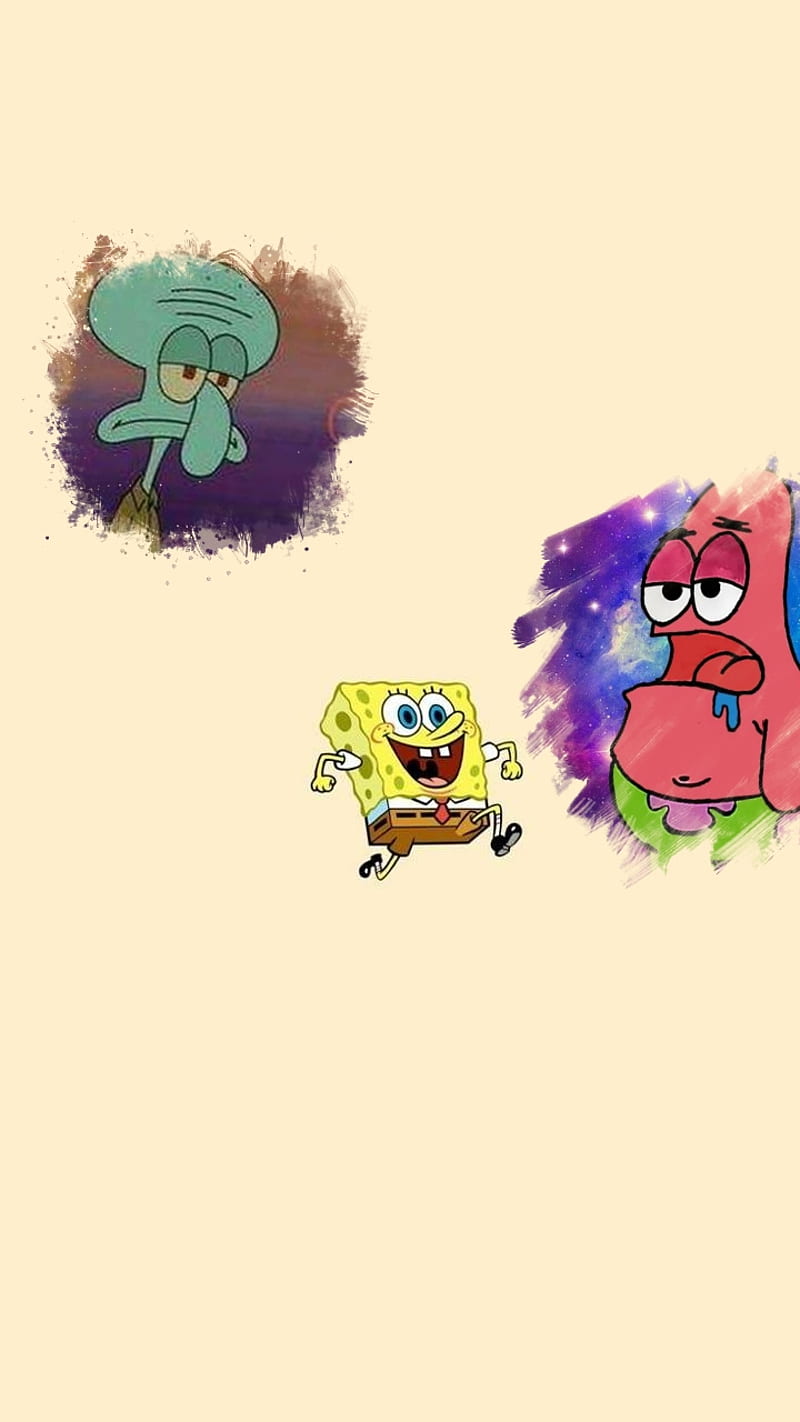 Spongebob, patrick, squidward, HD phone wallpaper | Peakpx