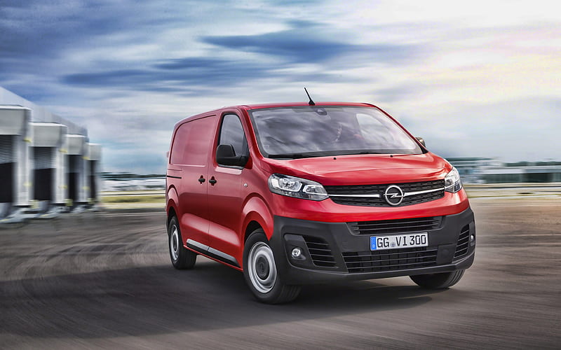 Opel Vivaro Van cargo transport, 2019 cars, minibus, 2019 Opel Vivaro, german cars, Opel, HD wallpaper
