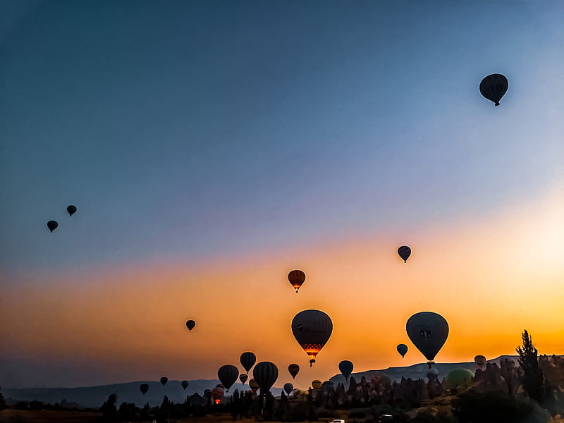 Kapadokya balonlar , balloons, cappadocia, HD wallpaper