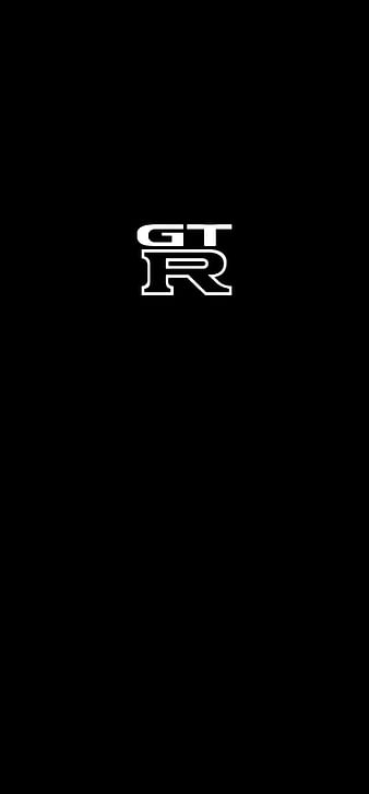 Nissan GTR Logo, amoled, amoled logo, gt-r, gtr logo, nissan logo, HD phone wallpaper