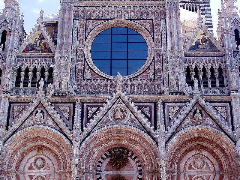 Romanesque Gothic Design, buliding, sky, church, rock, HD wallpaper