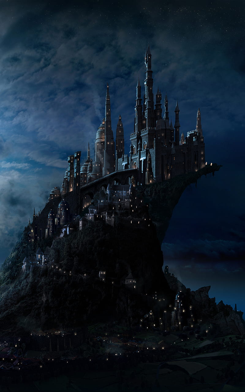 / Movie Harry Potter Phone , Hogwarts Castle, Fantasy, Castle, HD phone wallpaper