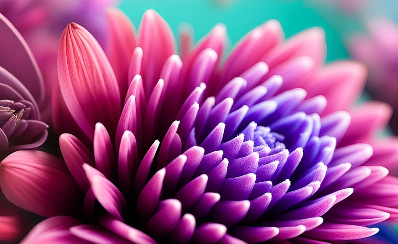Dahlia macro, purple, pink, pretty, art, , flowers, nature, macro, HD wallpaper