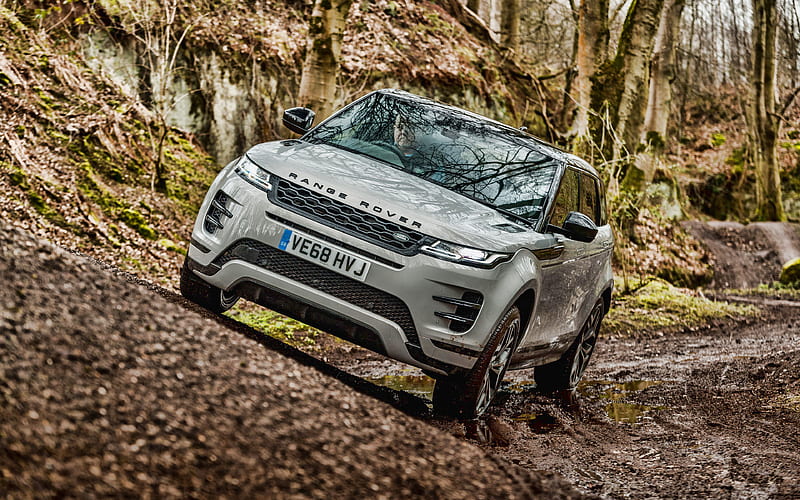 Range Rover Evoque offroad, 2019 cars, tuning, Land Rover, 2019 Range Rover Evoque, L551, Range Rover, HD wallpaper
