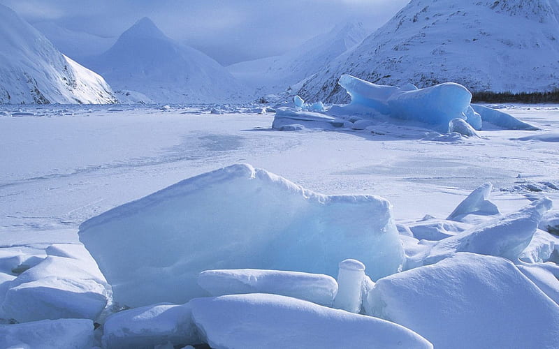Alaska iceberg, HD wallpaper