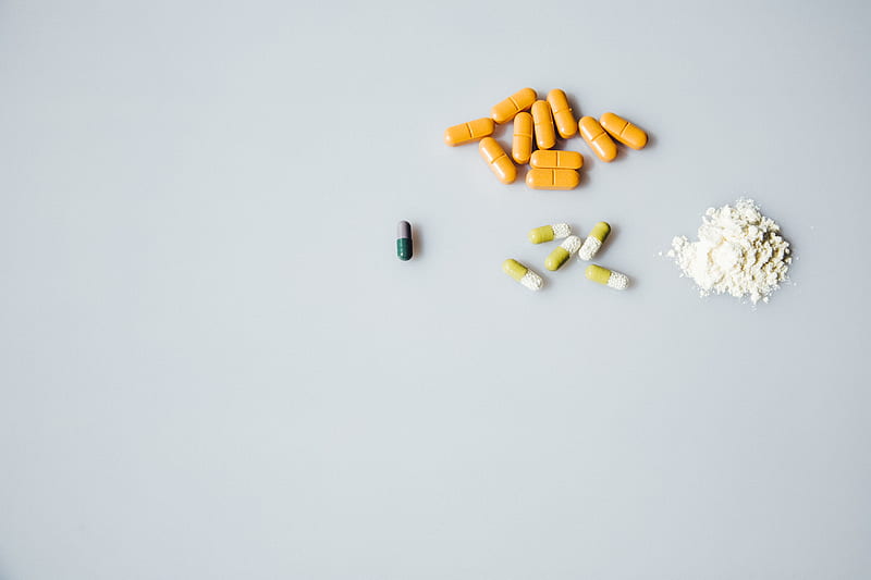 variety of medication capsules, HD wallpaper
