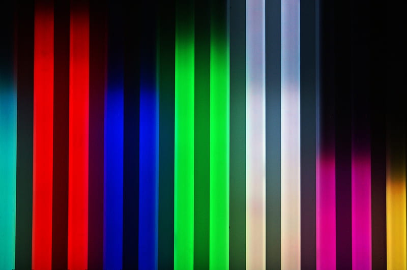 stripes, colorful, lines, backlight, HD wallpaper