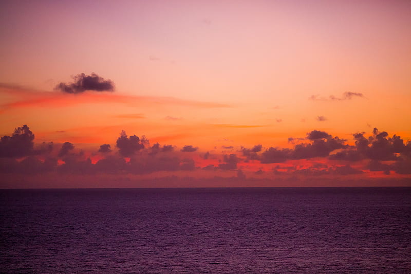 Calm Sea Evening Stock, sea, evening, nature, HD wallpaper