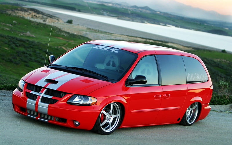 Respect the Van, red, van, low, srt, dodge, HD wallpaper | Peakpx