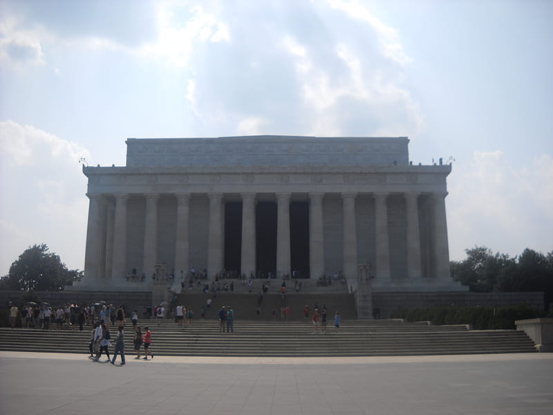 Lincoln Memorial, washington dc, monument, lincoln, us, HD wallpaper