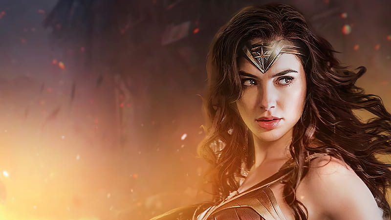 Wonder Woman Gal Gadot Face, HD wallpaper