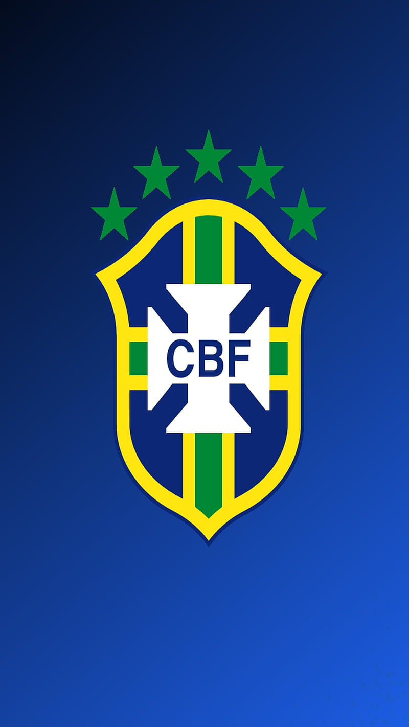 BRAZIL, logo, soccer, HD phone wallpaper