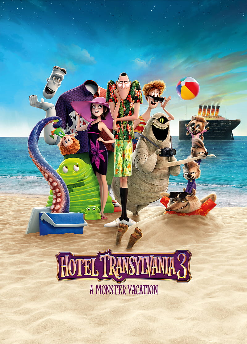 hotel transylvane 3, animacion, bonito, hotel transylvane, hotel transylvania, little, pixar, HD phone wallpaper