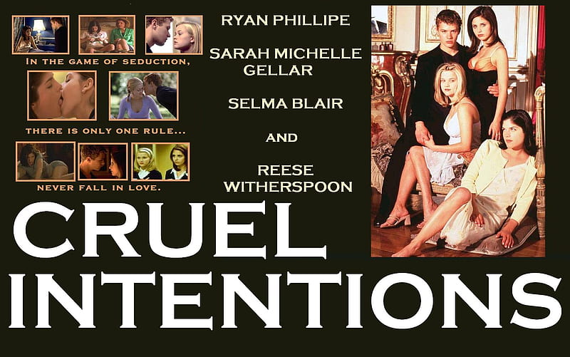 Cruel Intentions, dark comedy, drama, movie, reece witherspoon, HD wallpaper