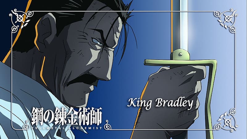 Anime, Fullmetal Alchemist, King Bradley, Wrath (Full Metal Alchemist), HD wallpaper