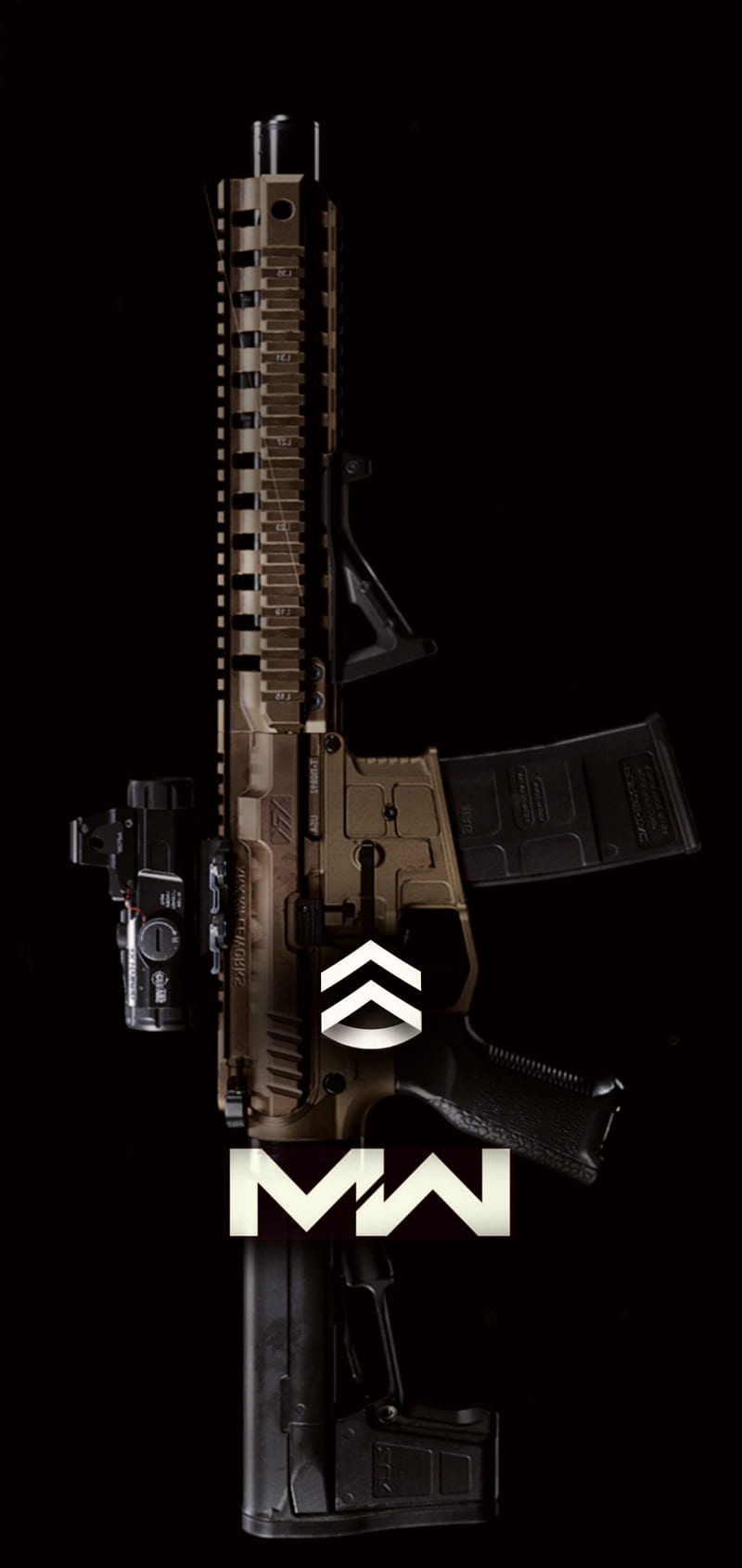 M4 COD MW, barrel, fight, gun, laser, m4a1, multiplayer, muzzle, trigger, HD phone wallpaper