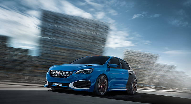 2015 Peugeot 308 R HYbrid Concept - Front , car, HD wallpaper