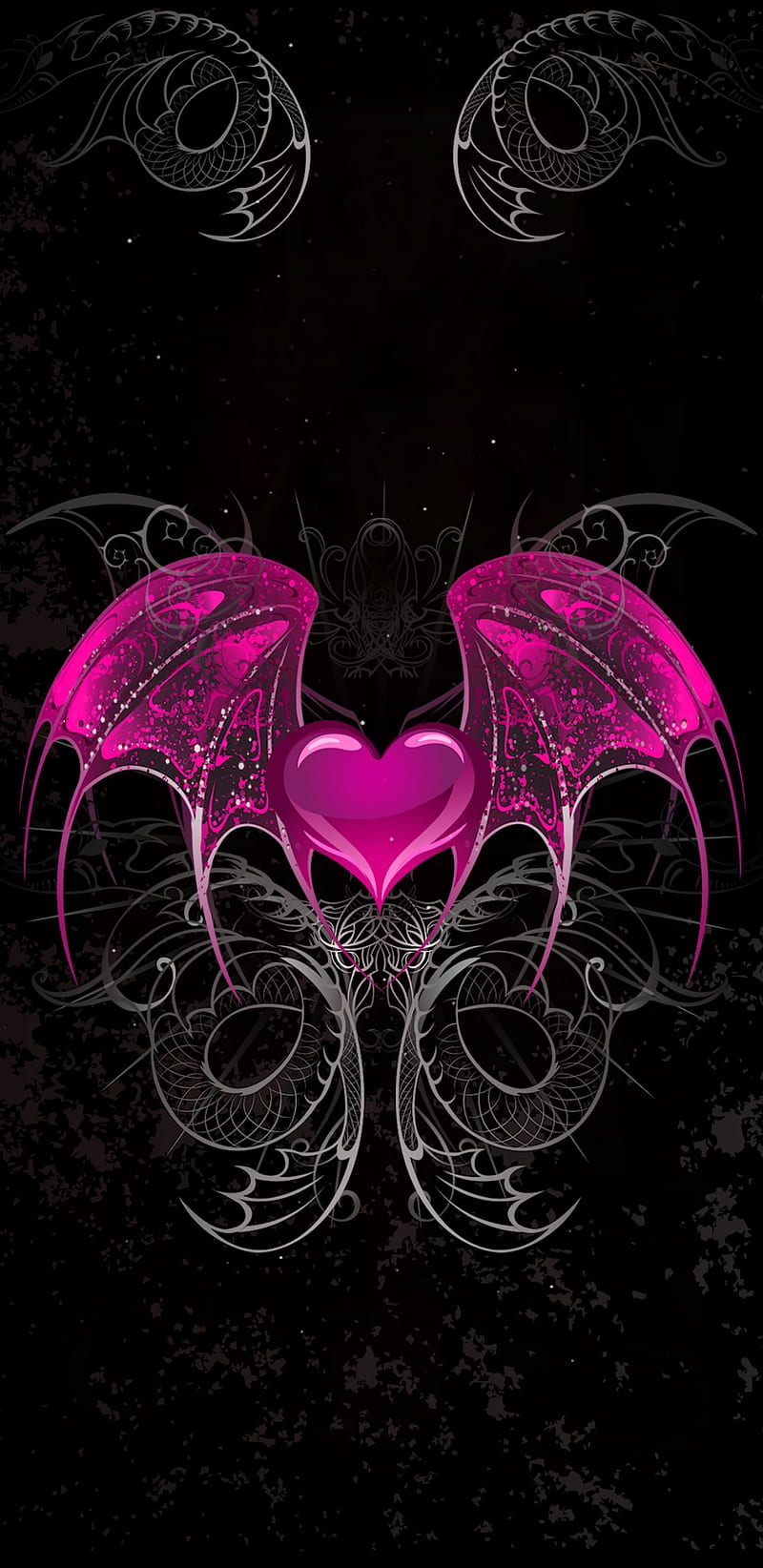 Gothic Heart girly glitter love pink pretty HD phone wallpaper   Peakpx
