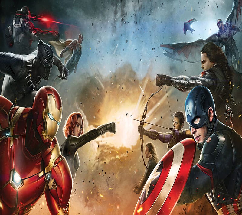 Marvel Civil War, civil war, fight heroes, HD wallpaper | Peakpx